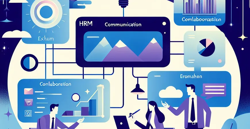 HRM 系统的沟通协作功能对企业内部交流的促进作用